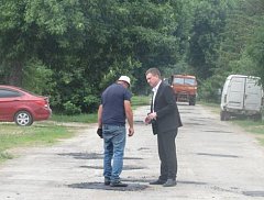 В районе начаты плановые дорожные работы