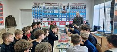 Сегодня в музее МОУ «СОШ им.Г.И.Марчука р.п.Духовницкое» прошёл Урок Мужества «Герои нашего времени»