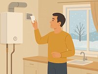 Газовики напоминают о важности воздухообмена в домах в период морозов